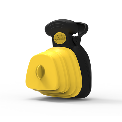 Foldable Poop Bag Dispenser with Built-In Scoop