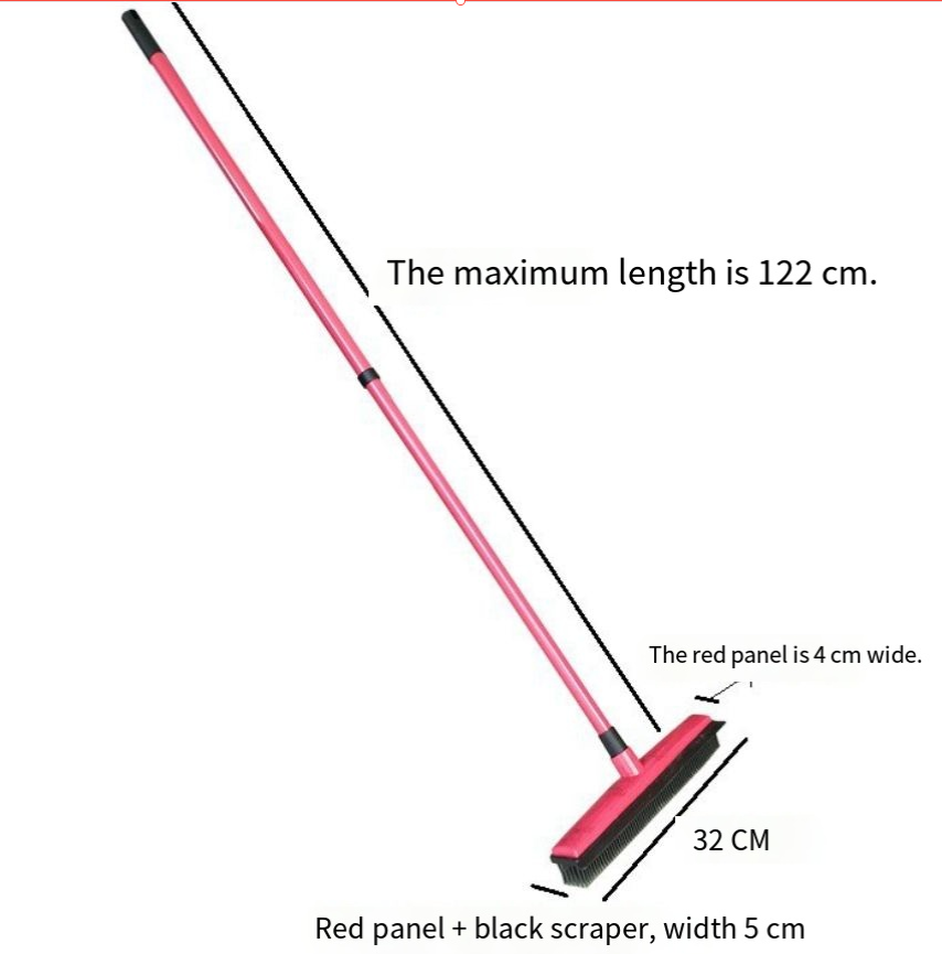 Pet Hair Removal Broom (Carpets & Floors)