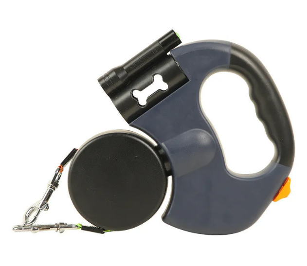 Retractable Double Dog Leash — Walk 2 Dogs Hands-Free