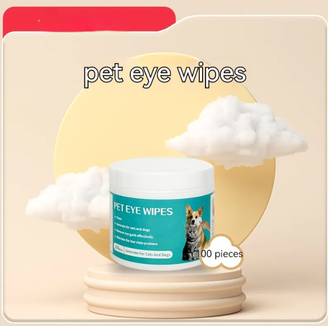 Dog Cleaning Gloves & Wipes Set