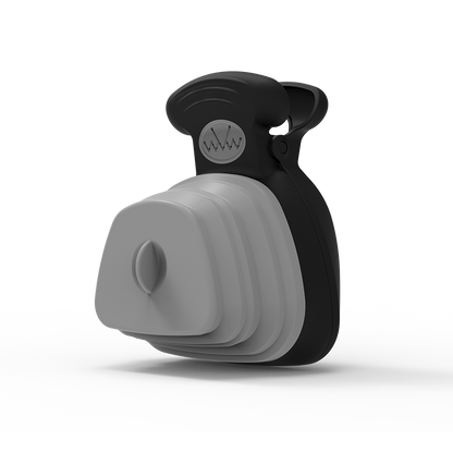 Foldable Poop Bag Dispenser with Built-In Scoop
