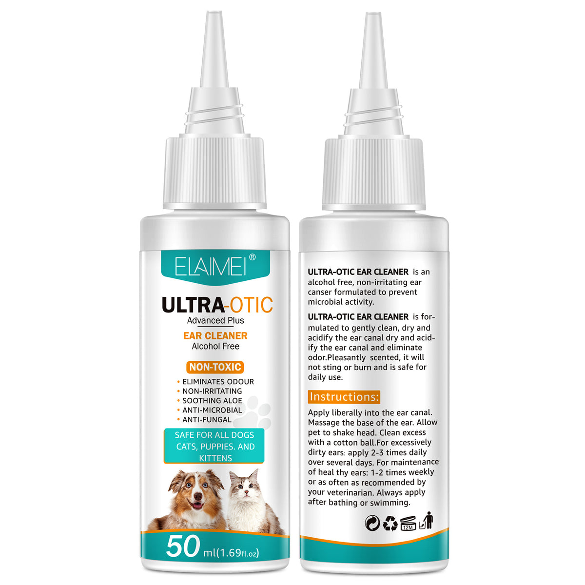 Dog Ear Cleaning Solution, 50ml